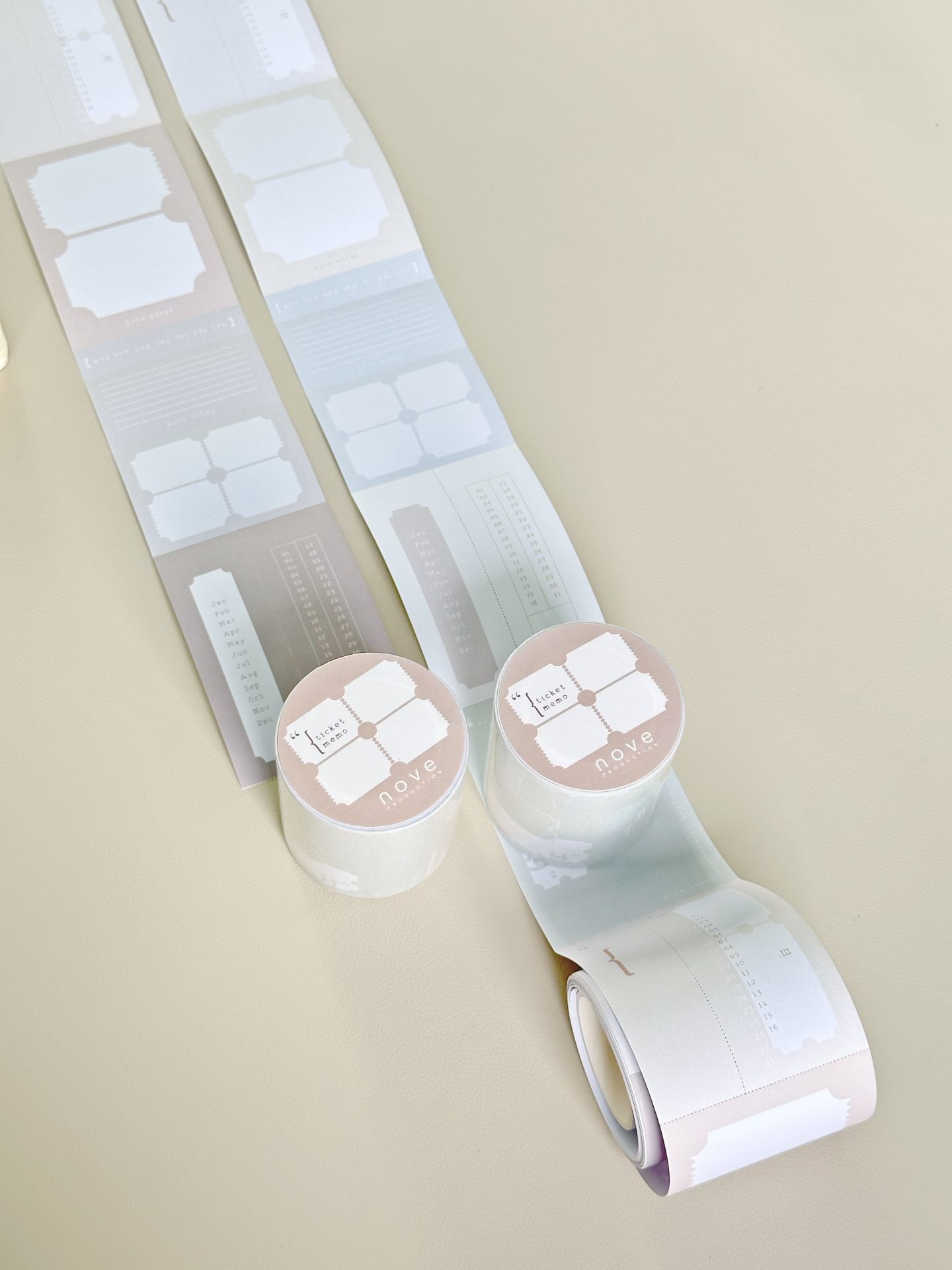Nove Jourt'aime Ticket Memo Tape (Writing Paper)
