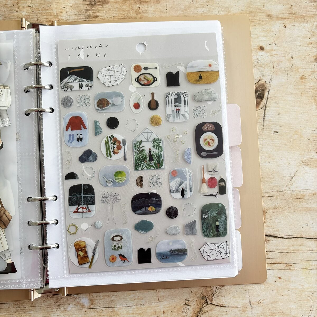 Miso Paper A5 Ring Binder Inserts - Double-Sided One Pocket (10 pcs) - Image 3