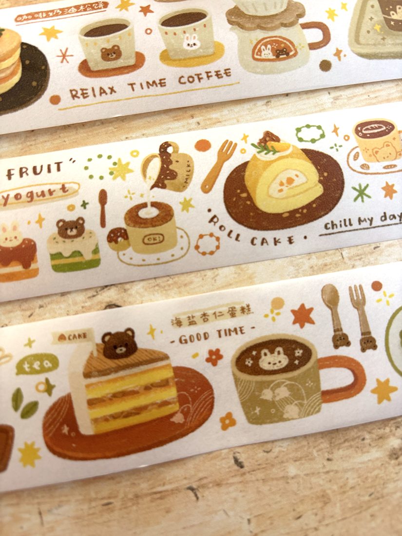 Orange Studio Washi Tape - Afternoon Tea