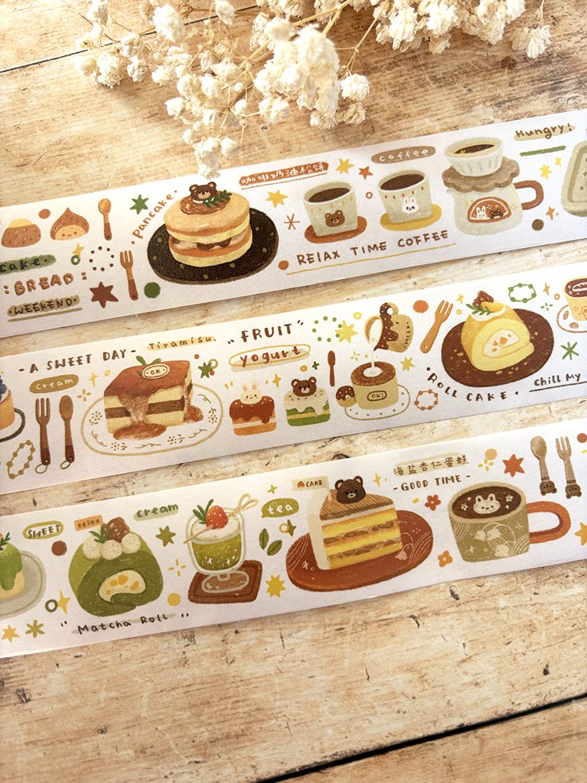 Orange Studio Washi Tape - Afternoon Tea