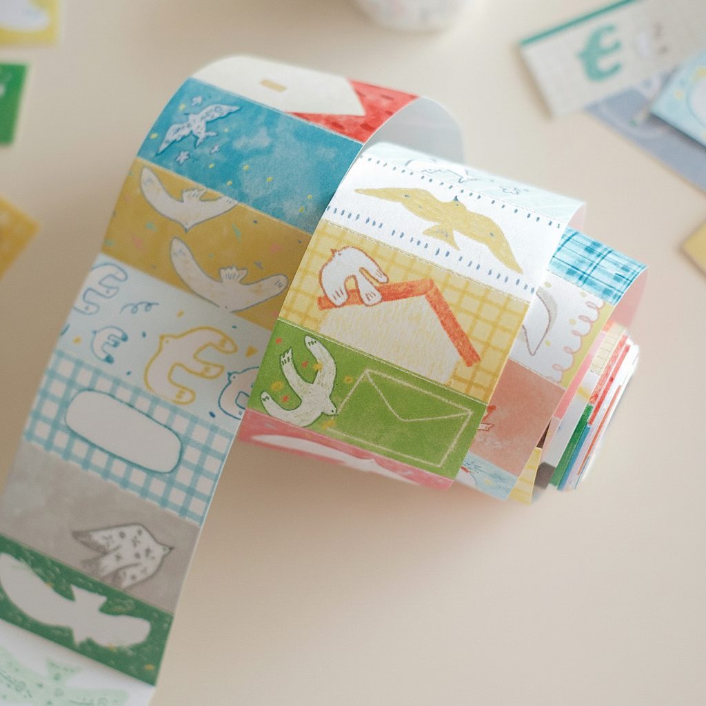 Orange Studio Flying Bird Writable Sticky Notes