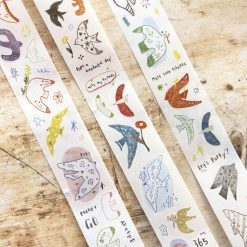 Orange Studio Kiss-cut Washi Tape - Flying Birds - Image 2