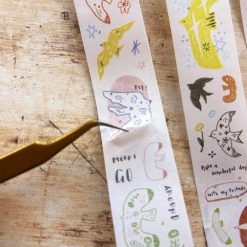 Orange Studio Kiss-cut Washi Tape - Flying Birds - Image 4