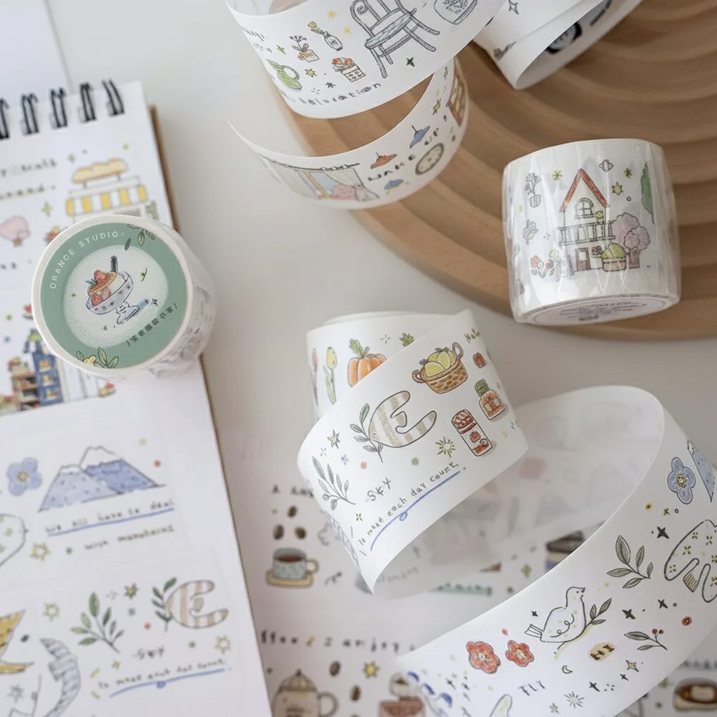 Orange Studio Washi Tape Colour+Mono - Mountain Village Trip — gallery