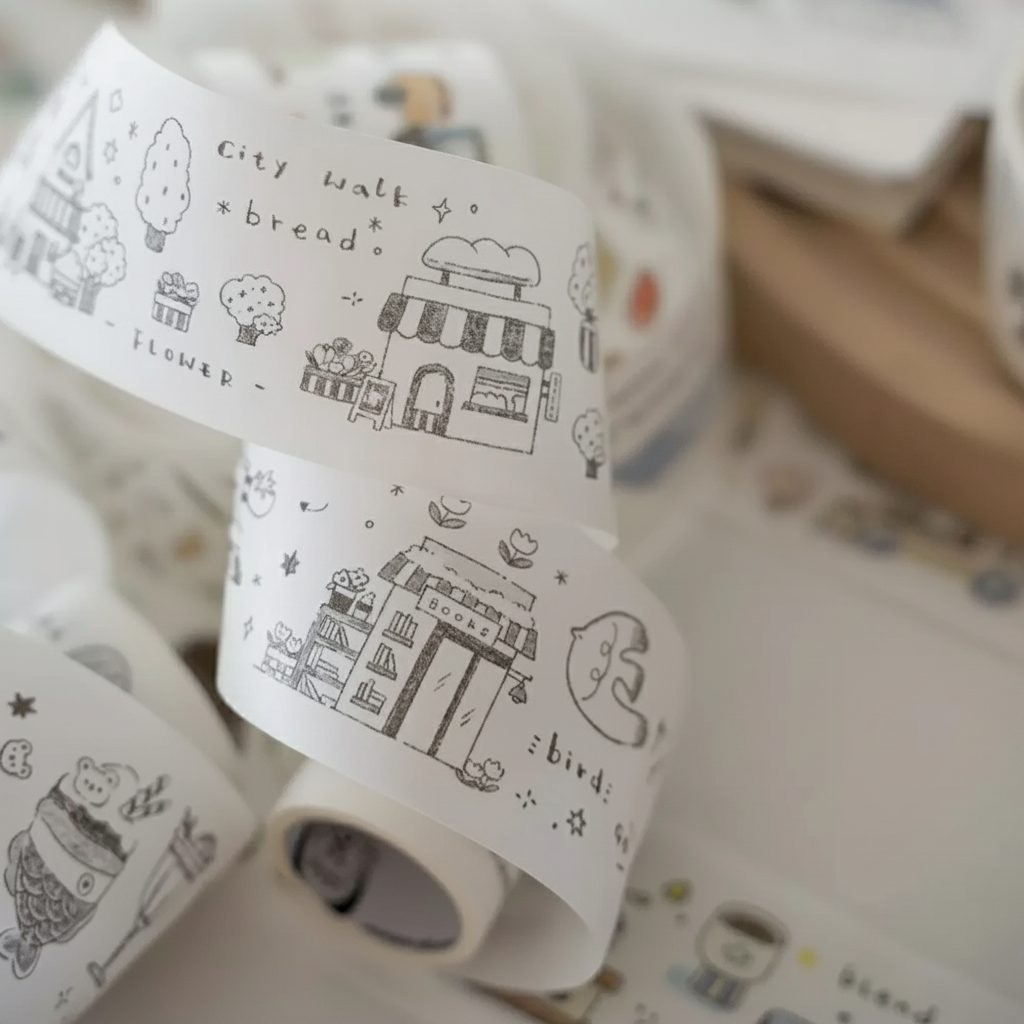 Orange Studio Washi Tape Colour+Mono - Mountain Village Trip — gallery