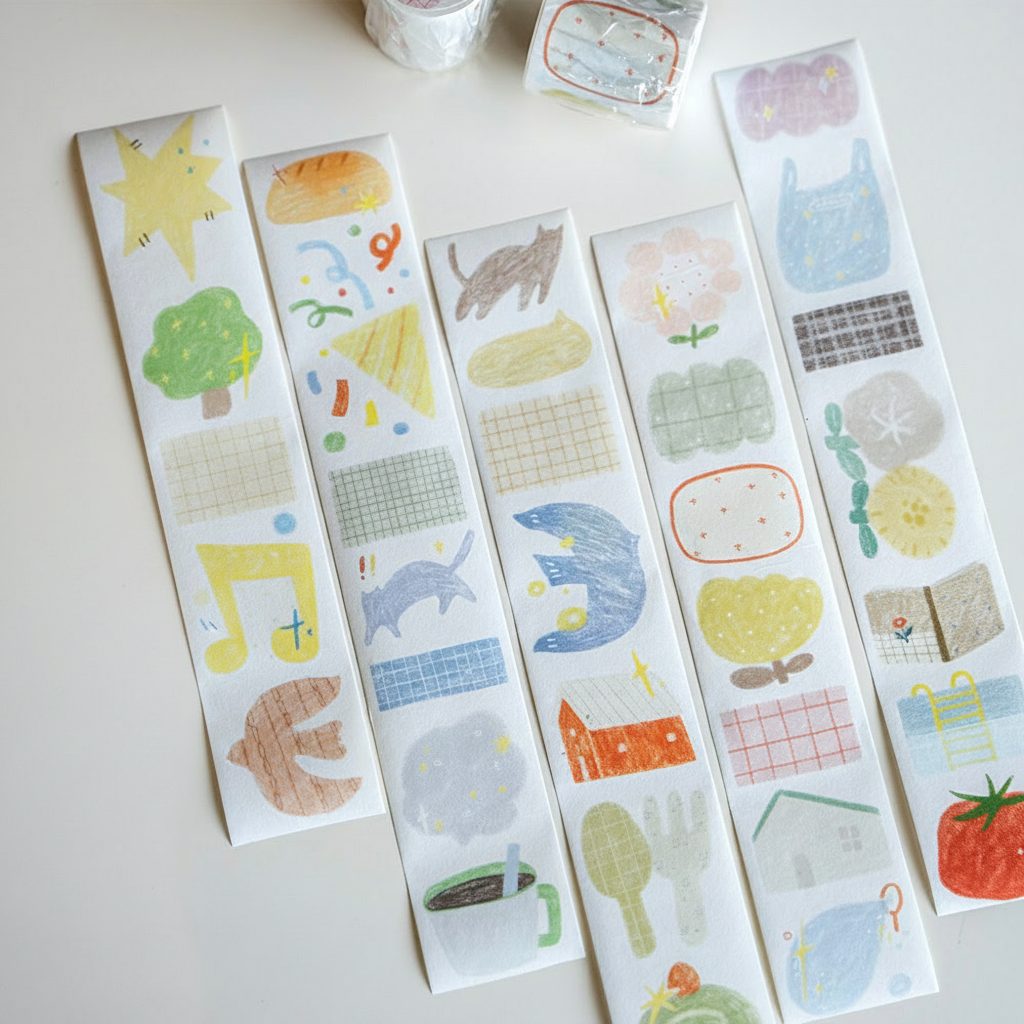 Orange Studio Washi Tape - Doodles