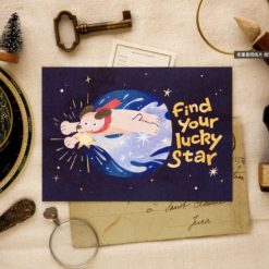 OURS Studio Lucky Star Postcard - I Found a Star!