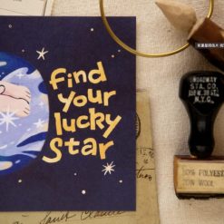 OURS Studio Lucky Star Postcard - I Found a Star!