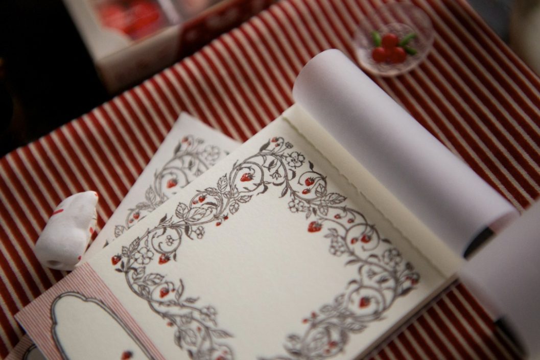 OURS Studio Strawberry Frame Letterpress Book