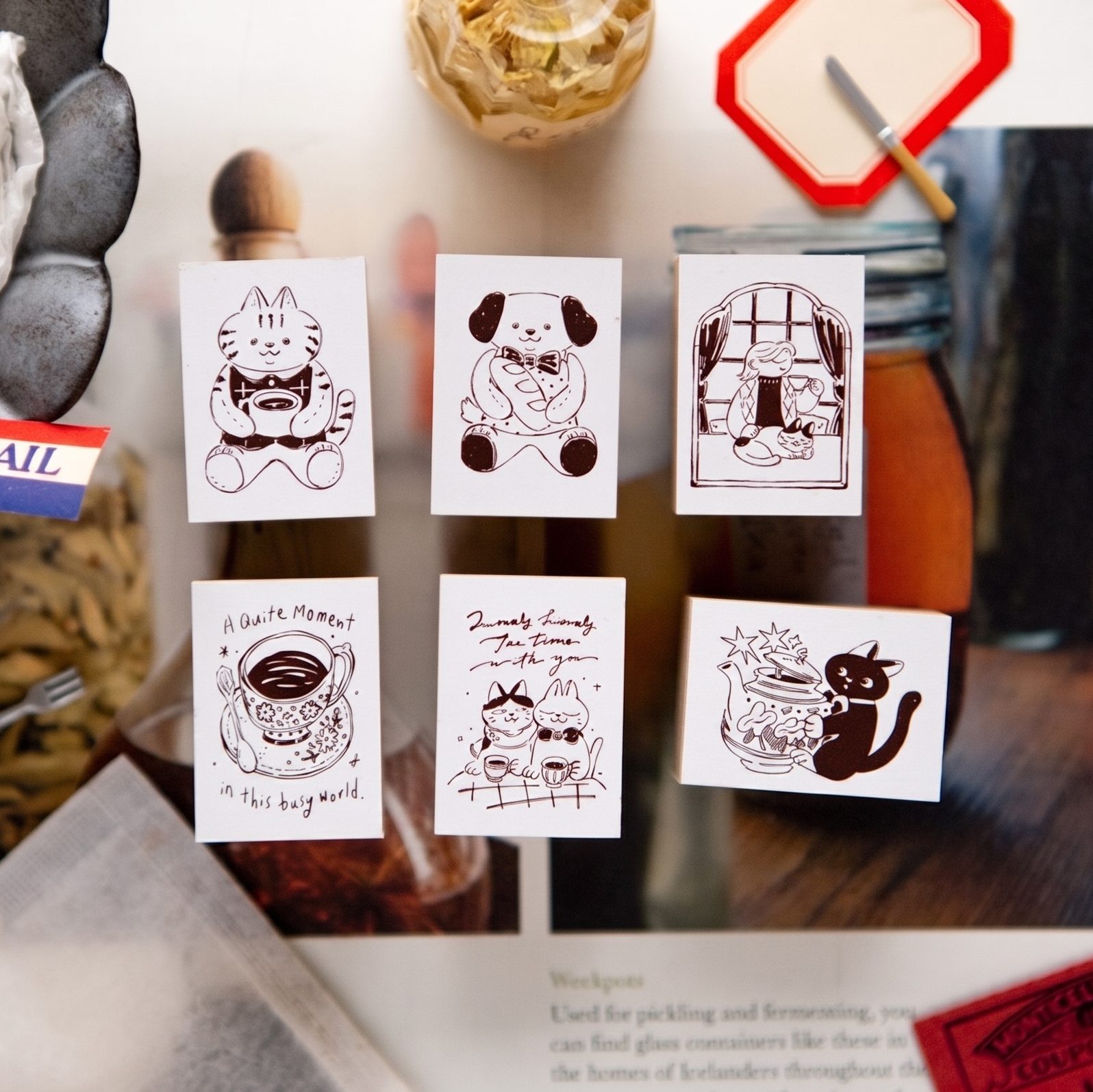 OURS Studio The Gift Stamps - Tea Room Series