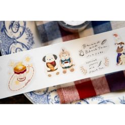 OURS Studio Tea Room Sleeping Cat Kiss-cut PET Tape — gallery
