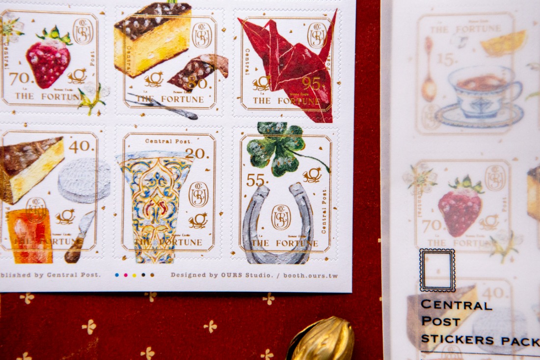 OURS Studio Stamp Sticker Pack - The Fortune Stamp Sticker