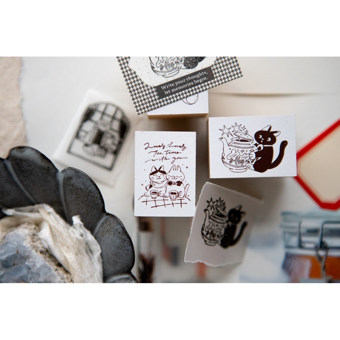 OURS Studio The Gift Stamps – Tea Room Series — gallery