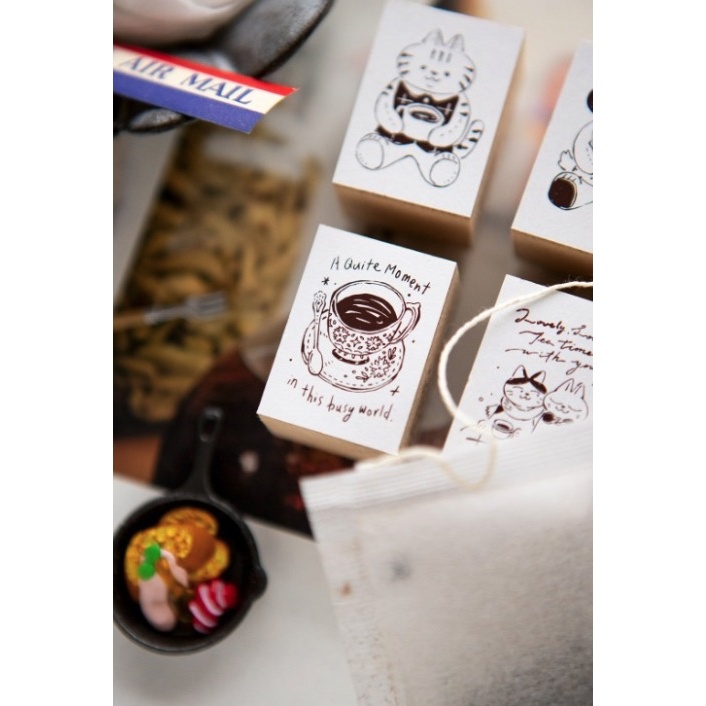 OURS Studio The Gift Stamps – Tea Room Series — gallery
