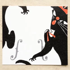 Cozyca Memo Block - Robin the Black Cat