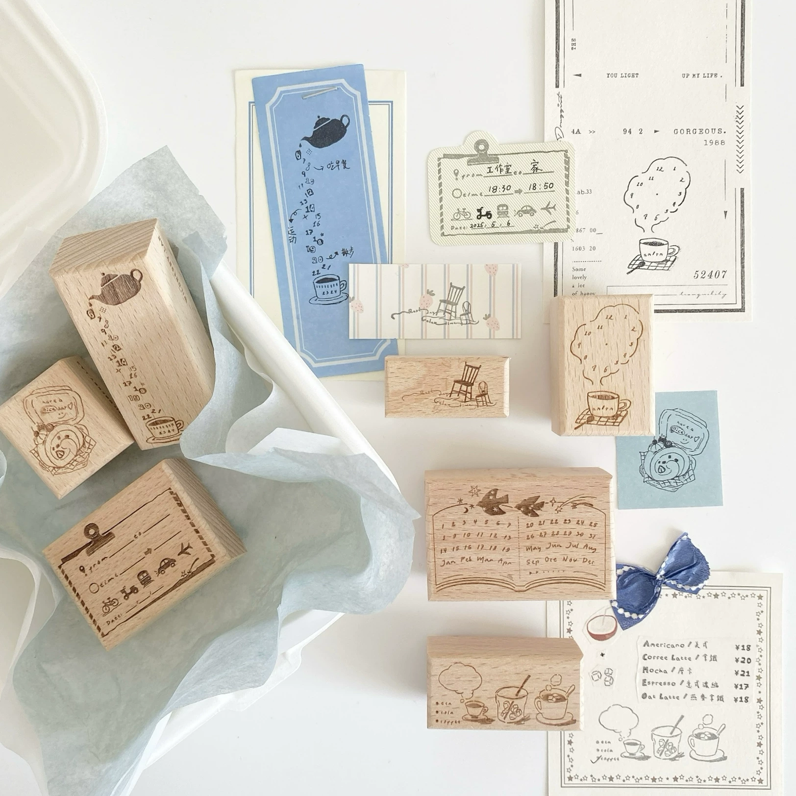 Paipai Rubber Stamp Coffee Collection