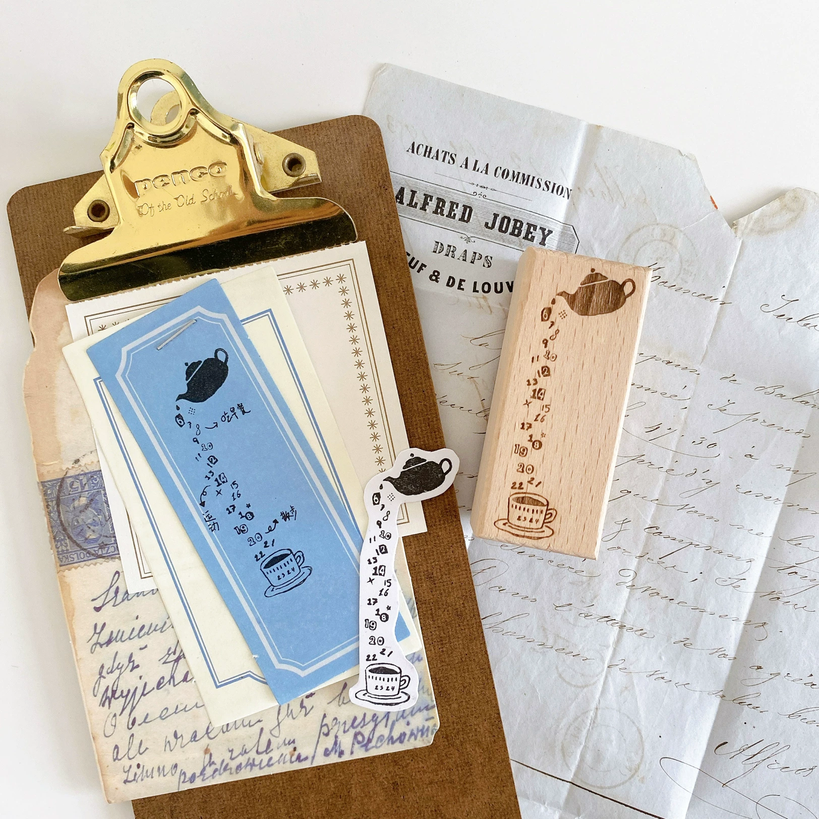 PaiPai Rubber Stamp - Tea Time