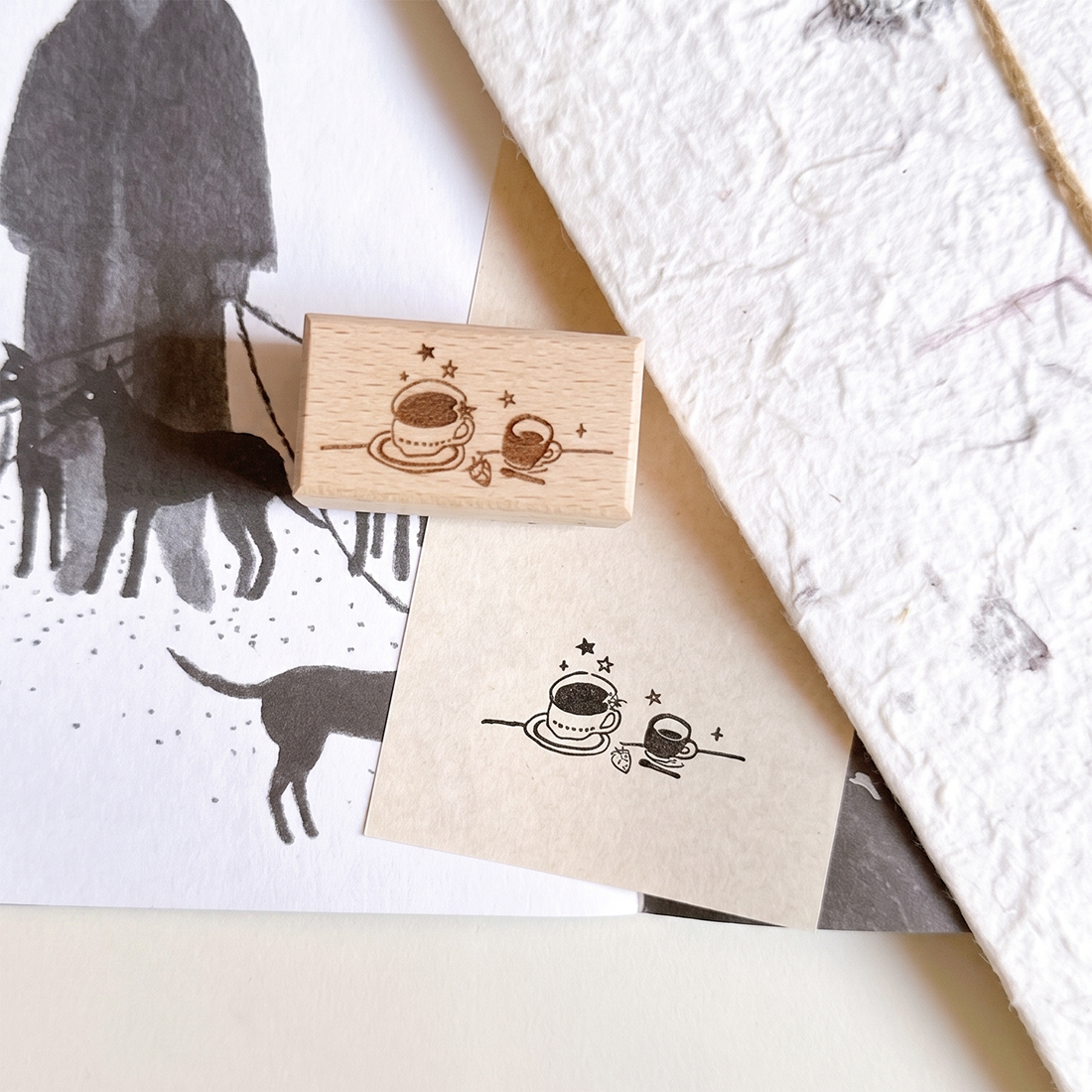 PaiPai Rubber Stamp - Tea Break