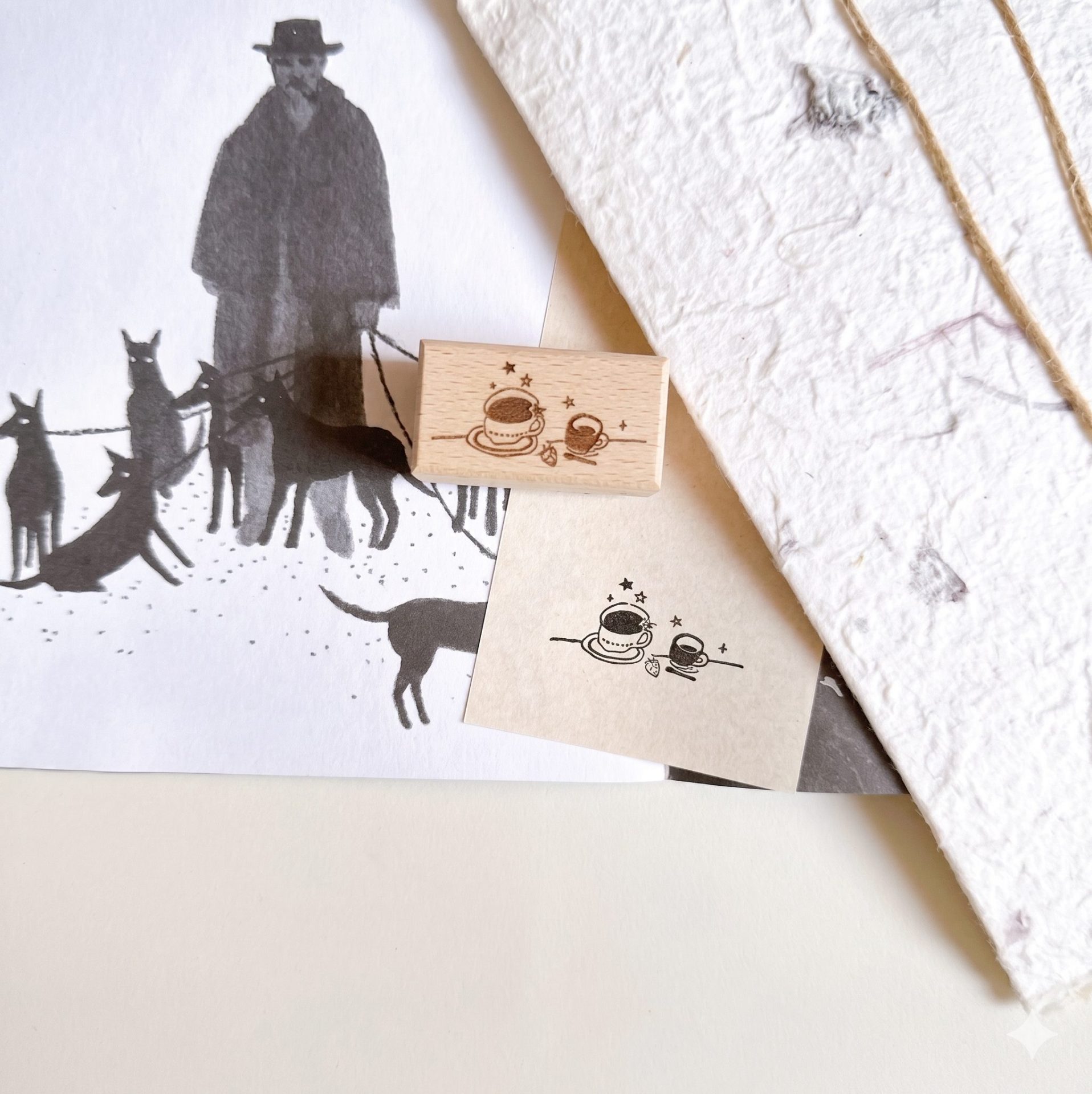 PaiPai Rubber Stamp - Tea Break