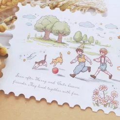 Paper Game Cat Wonderland Kiss-cut Tape