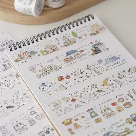 Orange Studio Washi Tape - Mountain Village Trip