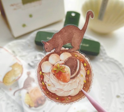 Paper Game x Pilipala Cat Restaurant PET Tape — gallery