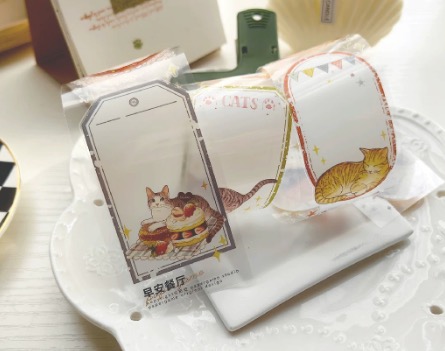 Paper Game x Pilipala Cat Restaurant PET Tape — gallery