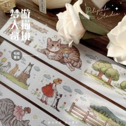 Paper Game x Pilipala Cat Wonderland Tape (Washi or PET) - Image 2