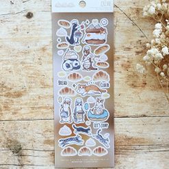 Paper Game x Pilipala Dessert Cat Stickers - Crème - Image 2