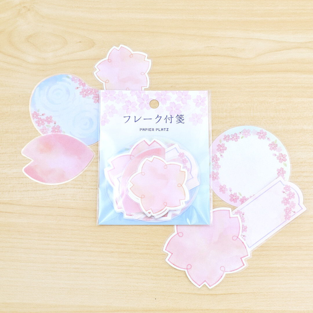 Papier Platz Message Stickers - Sakura