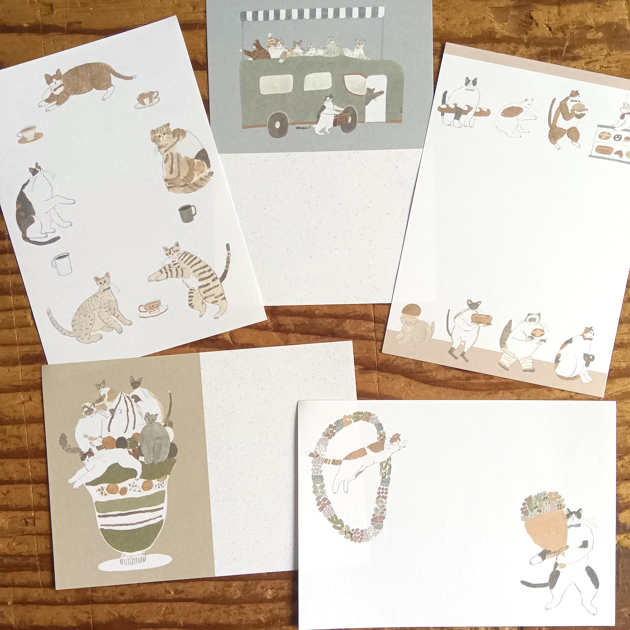 Papier Platz Otegaru Memo - Sunday's Cats