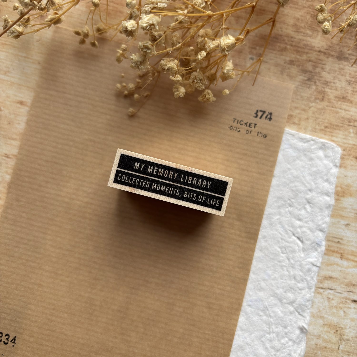 PensPapersPlanner Rubber Stamp - My Memory Library