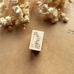 PensPapersPlanner Rubber Stamp - Code: Nibs