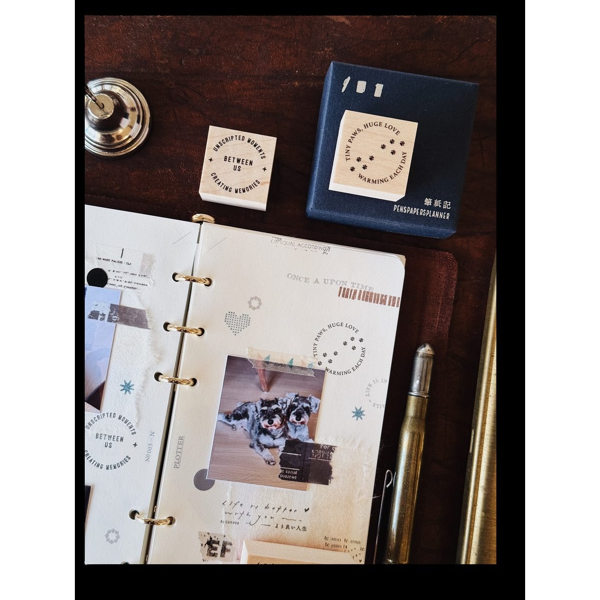 PensPapersPlanner Rubber Stamp – Tiny Paws Huge Love