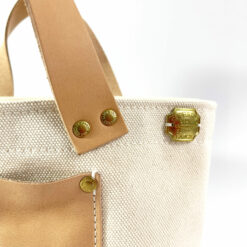 The Superior Labor Engineer Bag Petite - Natural with Leather Bottom