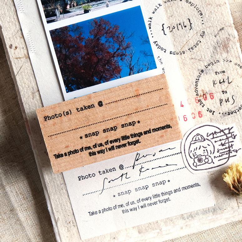 Eileen Tai Travel Journal Rubber Stamps - Series 02 - Image 3