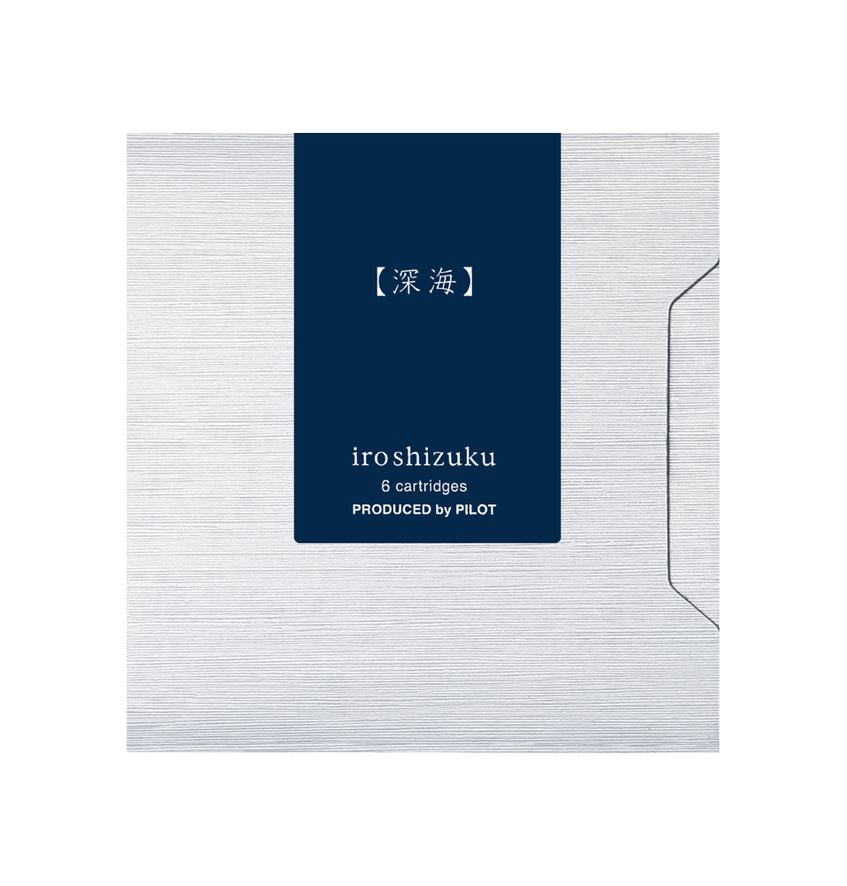 Pilot Iroshizuku Fountain Pen Ink Cartridges – Shin-kai