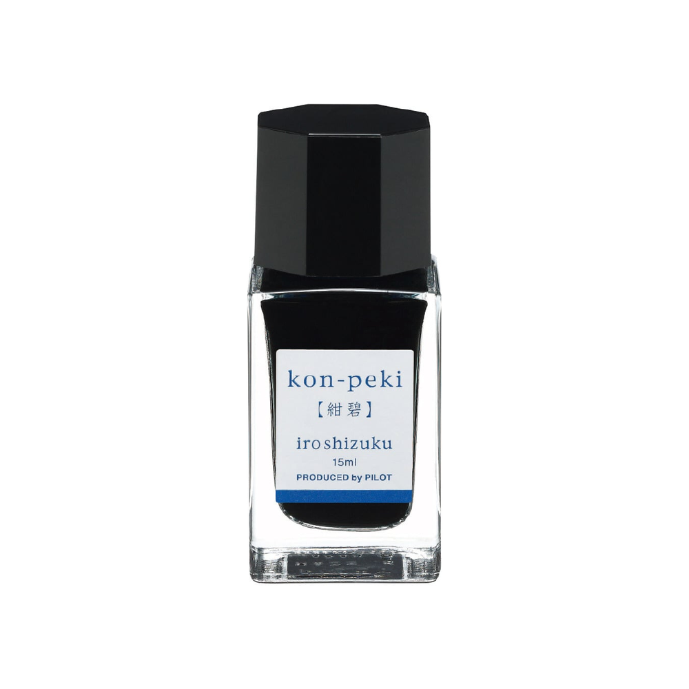 Pilot Iroshizuku mini Fountain Pen Ink 15ml – Kon-peki