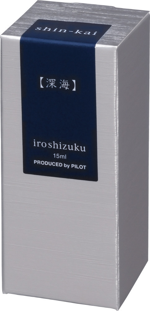 Pilot Iroshizuku mini Fountain Pen Ink 15ml – Shin-kai — gallery