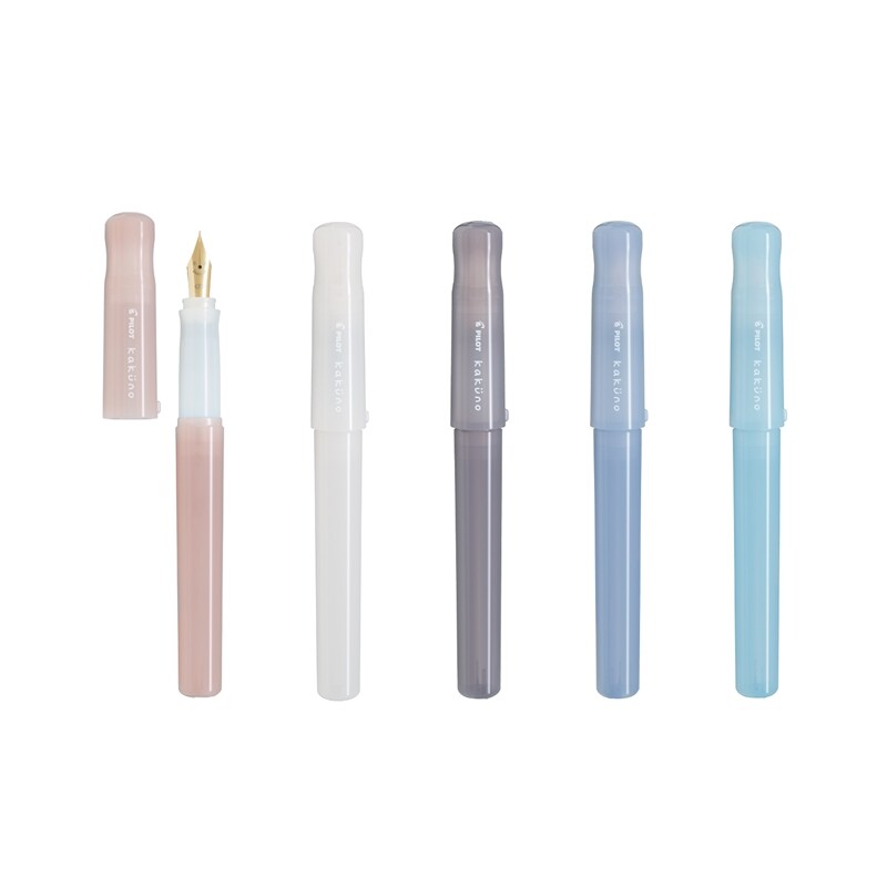 Pilot Kakuno Madoromi Fountain Pen – Blue – Fine — gallery