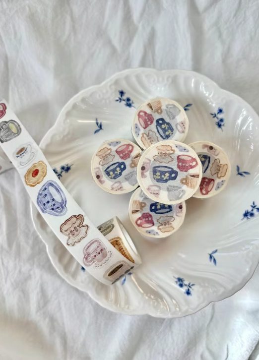Pion Afternoon Tea Die-Cut Washi Tape