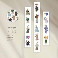 Pion Artsy Girl Die-Cut Washi Tape