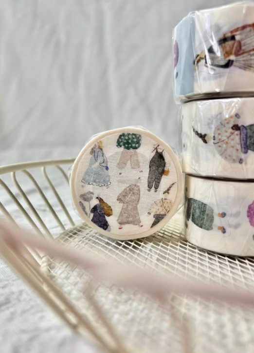 Pion Artsy Girl Die-Cut Washi Tape