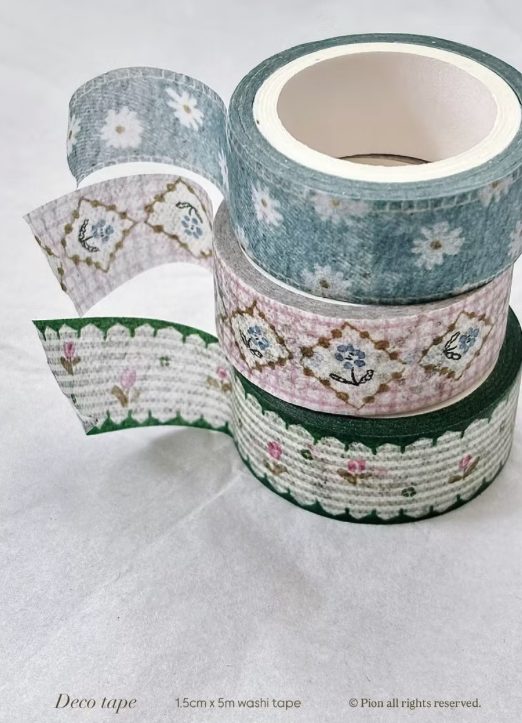 Pion Deco Washi Tapes vol. 2 (5 designs)