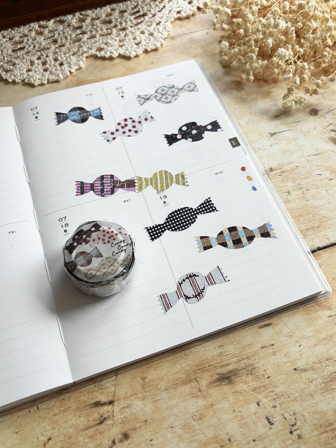 Pion Die-cut Washi Tape – Candy — gallery