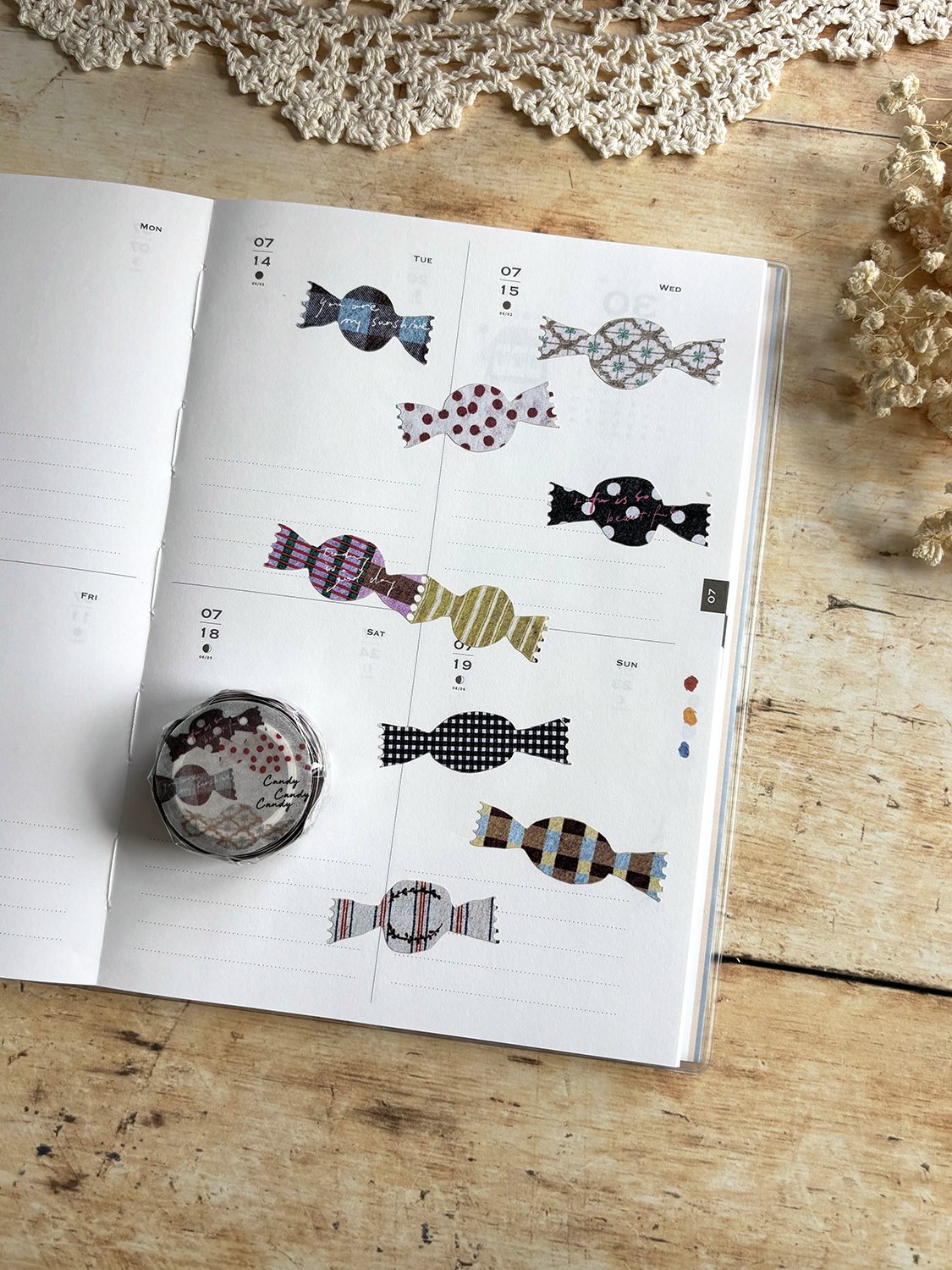 Pion Die-cut Washi Tape – Candy — gallery