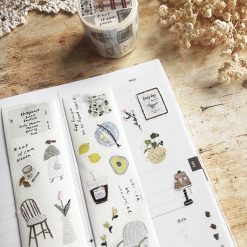 Pion Kiss-cut Washi Tape – Cozy Mood — gallery
