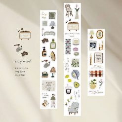 Pion Kiss-cut Washi Tape – Cozy Mood — gallery