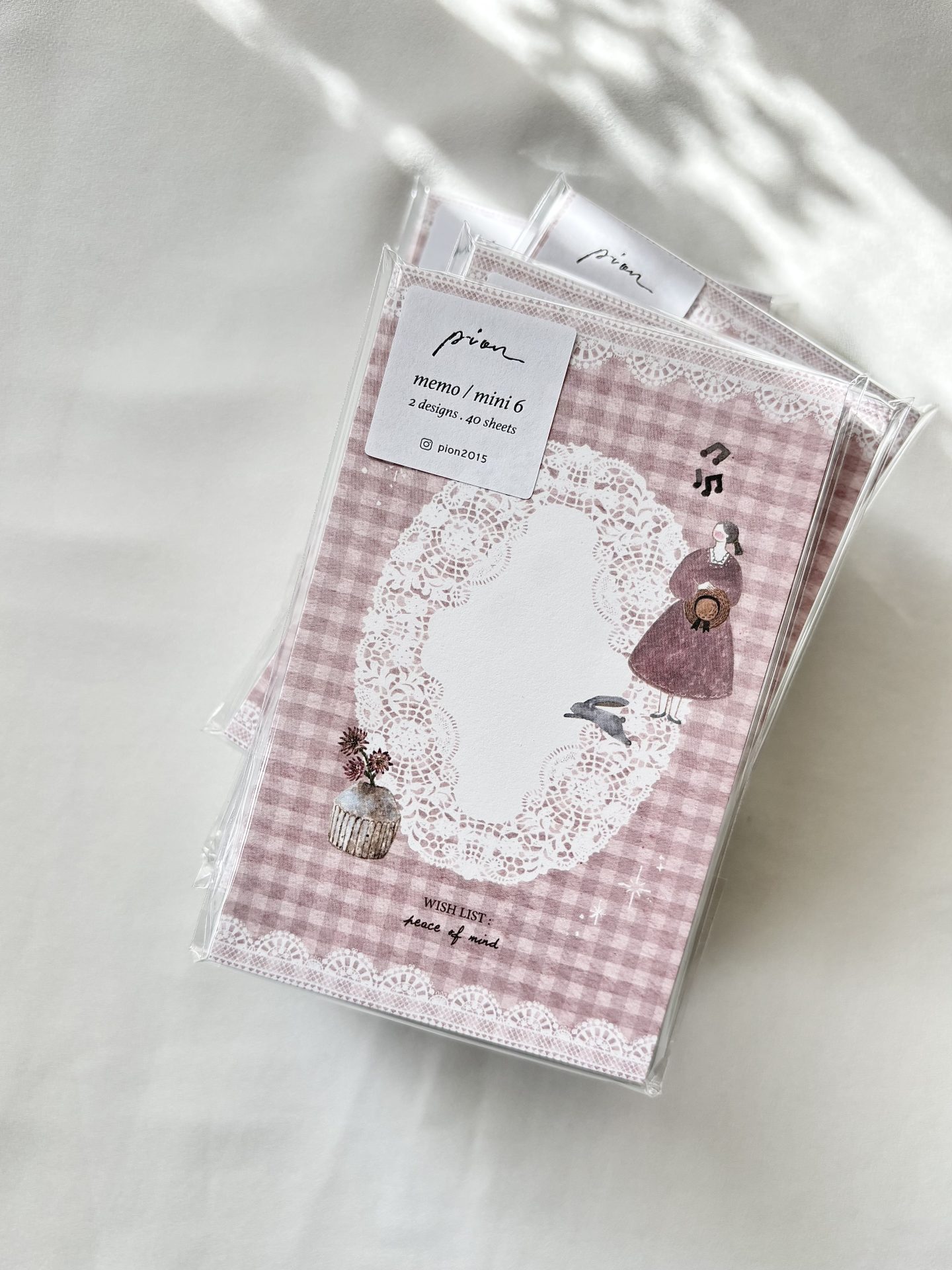 Pion memo & mini6 Memo Pad