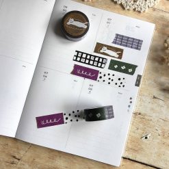 Pion Washi Tape – Cat on the Rug (A)
